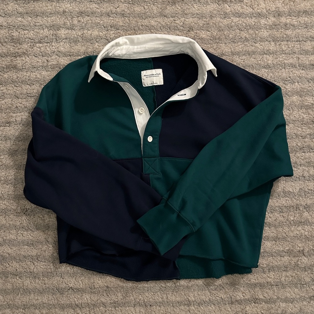 Abercrombie | Long Sleeve Polo | S